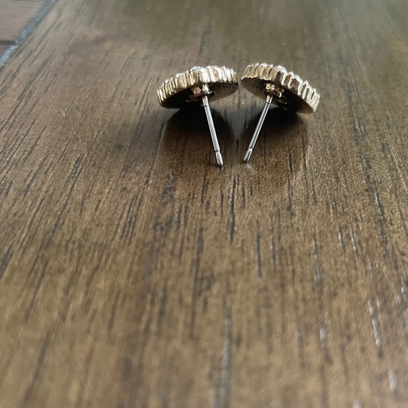 Francescas Gold Gem Teardrop Earrings - Picture 5 of 7